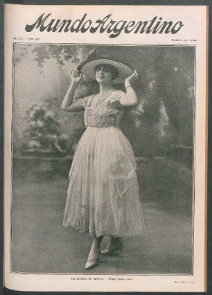 Las actrices de varietés. - María Santa Cruz [Fotografía]