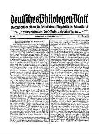 Zur Konzentration des Unterrichts