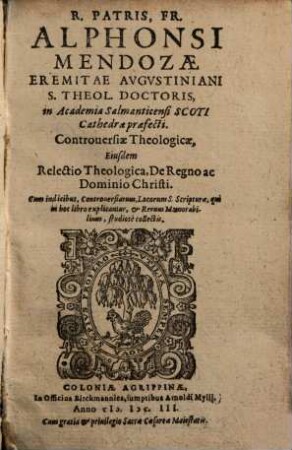 Controversiae Theologicae