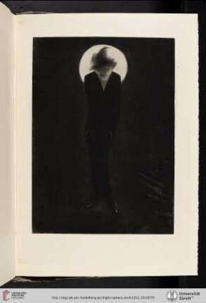 [M. [Marius] De Zayas, II. L’Accoucheur d’Idées, photogravure reproduction from original charcoal drawing made by the Manhattan Photogravure Company]
