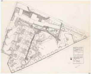 Hauptkinderheim, Berlin-Kreuzberg Grünplanung: Lageplan 1:250