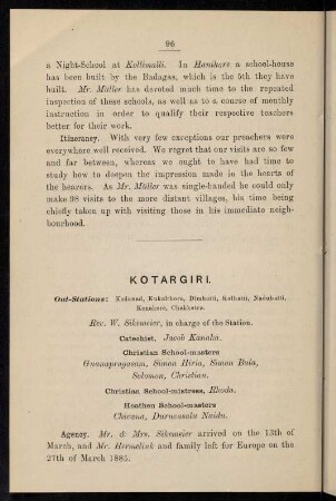 96-97, Kotargiri (with several out-stations)