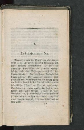1. Das Zusammentreffen.