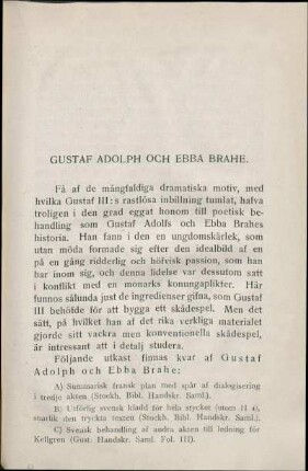 Gustaf Adolph Och Ebba Brahe.