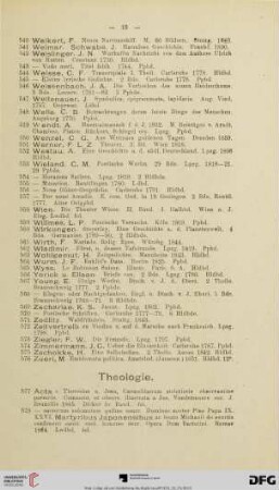 Theologie (Nr. 577-664)