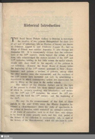 Historical Introduction