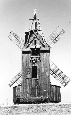 Jesewitz-Gallen. Eckard Mühle, Paltrockmühle (1924 umgebaute Bockmühle)