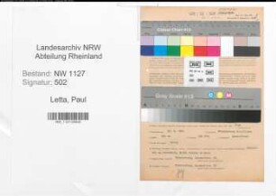 Entnazifizierung Paul Letta , geb. 26.07.1911 (Buchhalter)