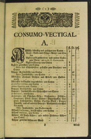 Consumo-Vectigal