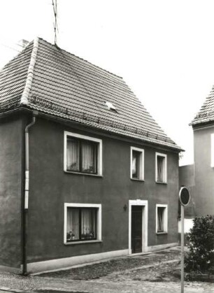 Belgern, Topfmarkt 15. Wohnhaus (1827)