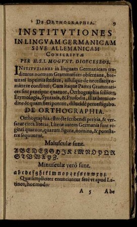 De Orthographia.