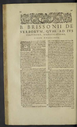 Liber undecimus.