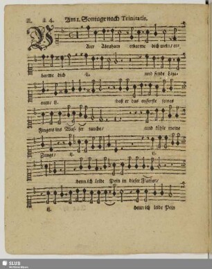II. Am 1. Sontage nach Trinitatis: Vater Abraham erbarme dich mein