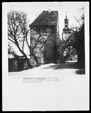 Burgtor zwischen Vorburg und Oberburg