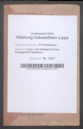 Erblasser: Rüsing, Wilhelmine, geb. Lange; Ehepartner: Rüsing, Johannes:
