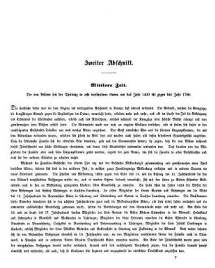 Zweiter Abschnitt: Mittlere Zeit