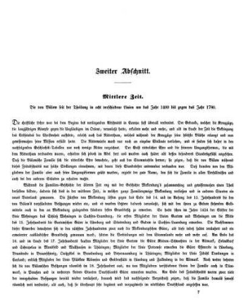 Zweiter Abschnitt: Mittlere Zeit