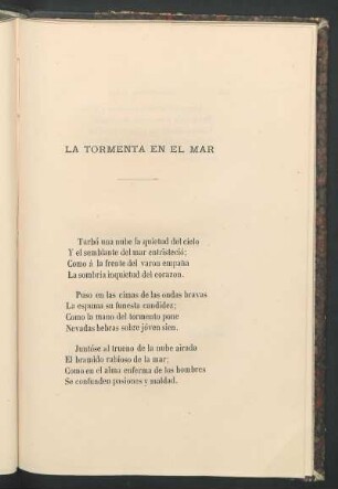La tormenta en el mar