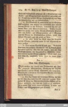 Kap. 4. Von den Blähungen.