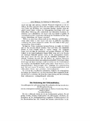 Die Bedeutung der Erbkonstitution : Grundlagen der pädagogischen Menschenkunde im Lichte der Zwillingsforschung