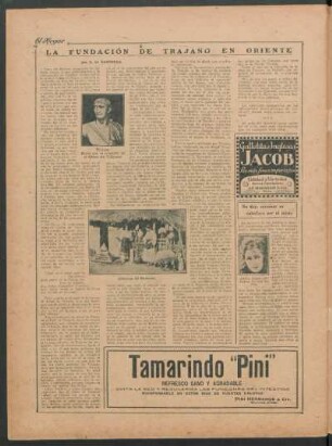 La fundación de trajano en oriente