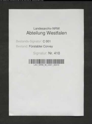 Beabsichtigte Wiedereinlösung der verpfändeten Hälften von Marsberg, Kogelnberg und Volkmarsen