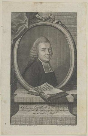 Bildnis des Johann Gottlieb Friederich