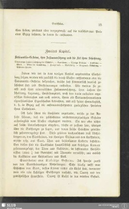 Zweites Kapitel. Sedimentär-Gesteine, ihre Zusammensetzung und die Art ihrer Schichtung