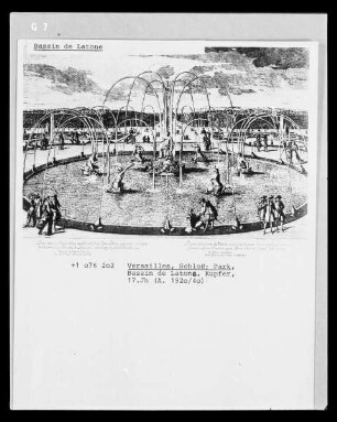 Versailles, Schlosspark, Bassin de Latone