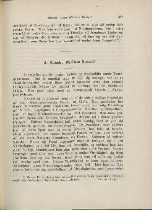 A. Munch: William Russel