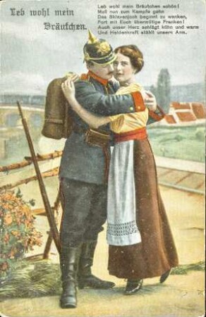 Leb wohl mein Bräutchen. - Leb wohl mein Bräutchen schön [...]