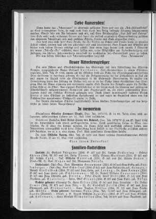 Familien-Nachrichten