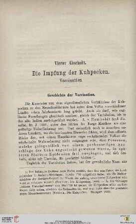 Die Impfung der Kuhpocken. Vaccination.