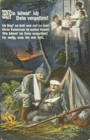 Wie könnt' ich dein vergessen! - Ich sing' es hell [...]