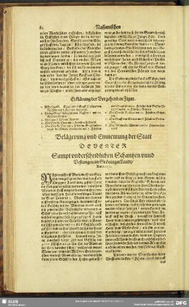 Belägerung und Einnemung der Statt Deventer : Sampt underscheidlichen Schantzen unnd Vestungen im Gröninger Landt, Anno 1591