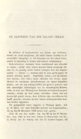 De Alfoeren van het eiland Ceram