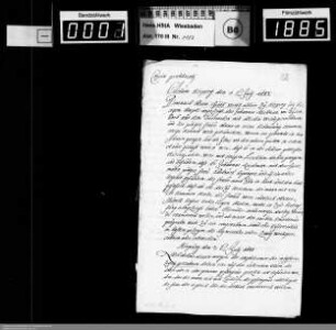 . 1688: Juli 1688