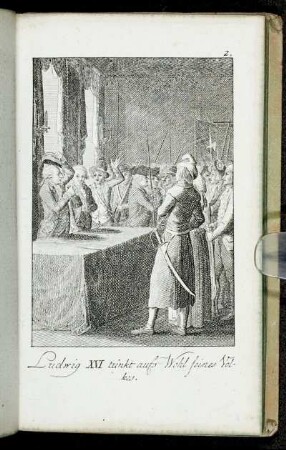 2. Ludwig XVI trinkt aufs Wohl seines Volkes.