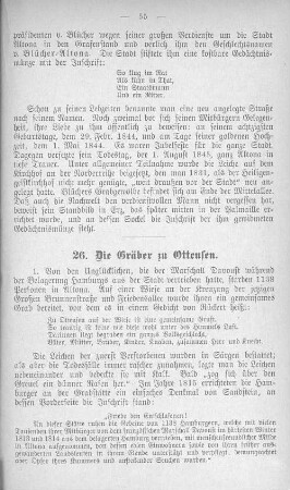 26. Die Gräber zu Ottensen.