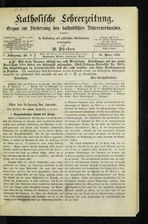 Über den Ursprung der Sprache