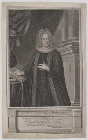 Bildnis des Petrus Conradus Baertling