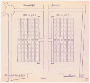 Sennefriedhof, Bielefeld: Belegungsplan