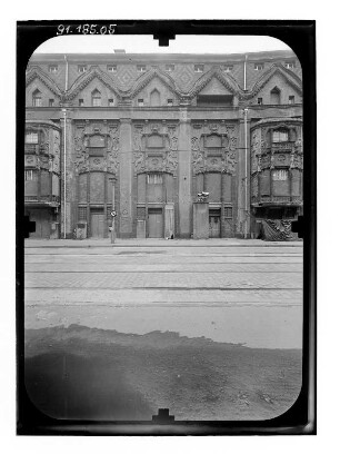 Berlin-Mitte, Friedrichstraße 101/102. Metropol-Theater (1910-1911; H. Schweitzer). Rückseite (von der Planckstraße)