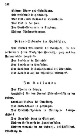 Privat-Gebäude im Badischen.