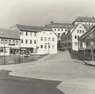 Blick in die Schloßstraße zum Schloß