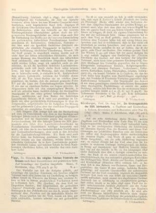 214 [Rezension] Nürnberger, Aug. Jos., Zur Kirchengeschichte des XXIX. Jahrhunderts
