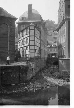 Monschau: Giebelhaus an der Rur