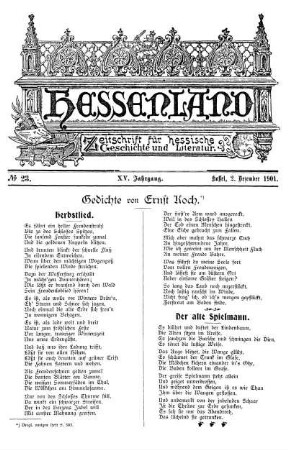 No. 23, 2. Dezember 1901