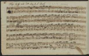 Fugen (inst.); org; g-Moll; BWV 131a