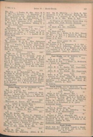 Raasch-Straße. Ranke-Straße. [Ravensberg. Reeperbahn. Reventlou-Allee. Ring-Straße. Roon-Straße. Rosen-Straße.]